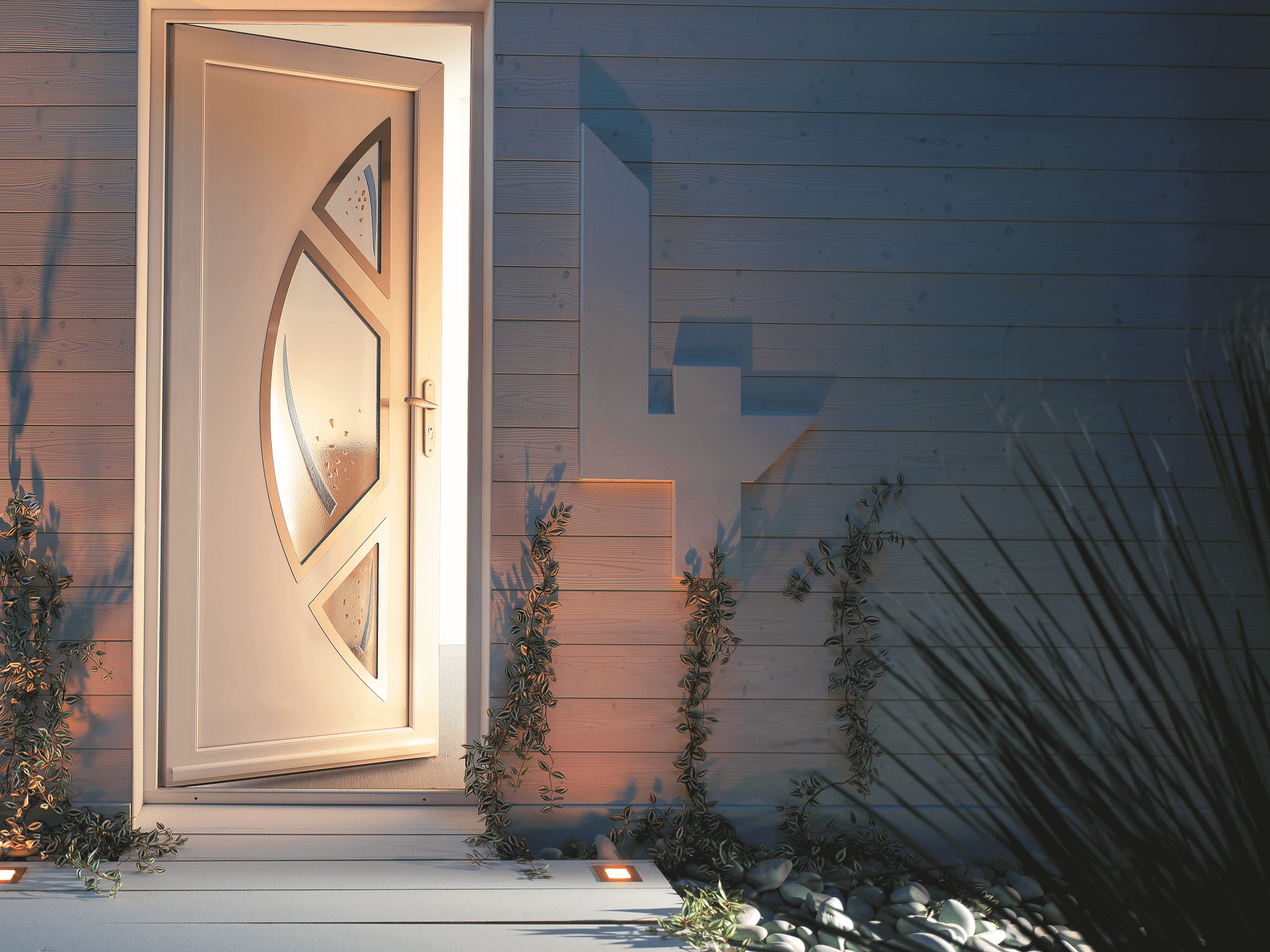 porte entree pvc